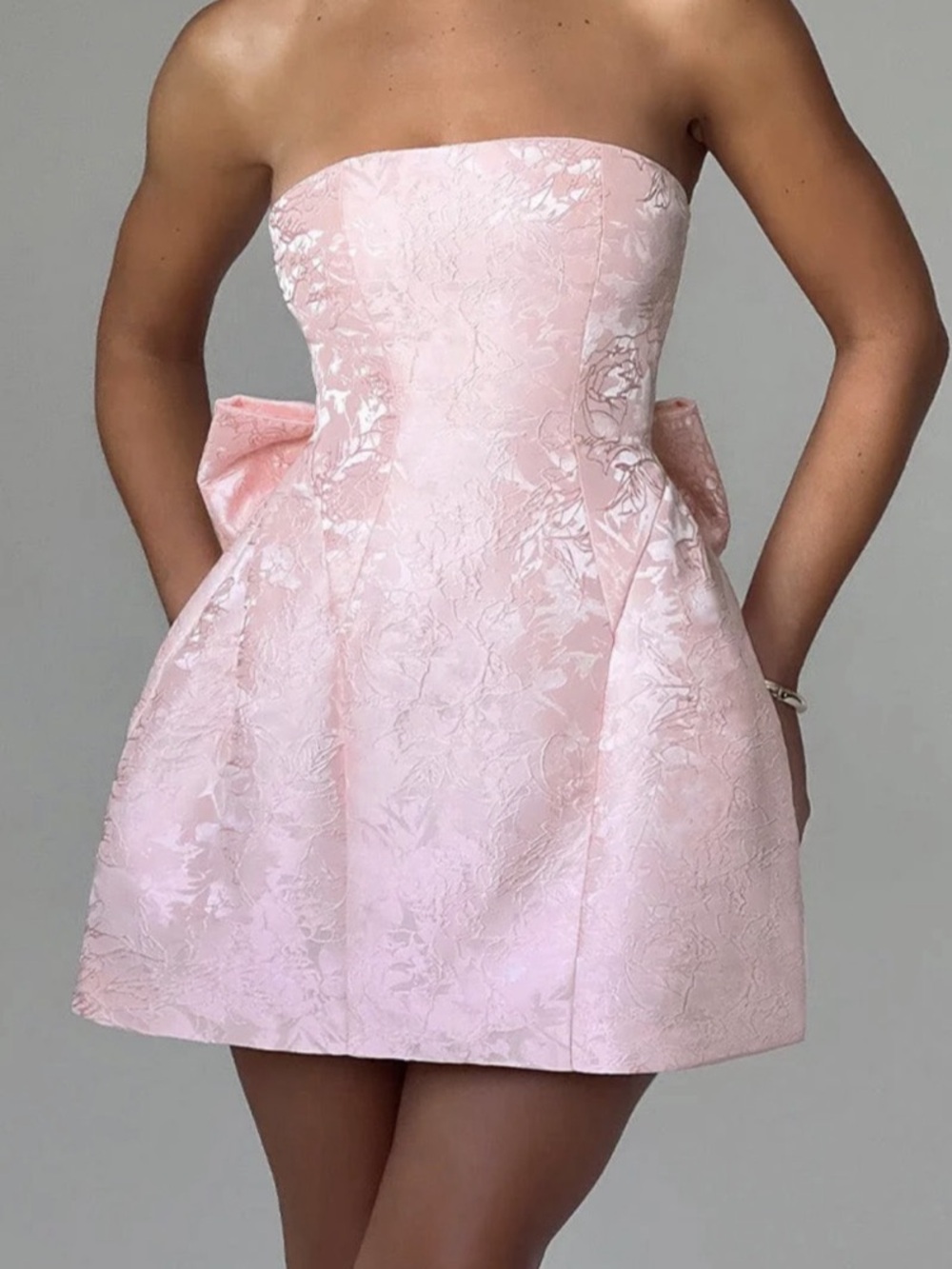 Babyboo Elenora Mini Dress Pink Floral Mini Dress Like New
